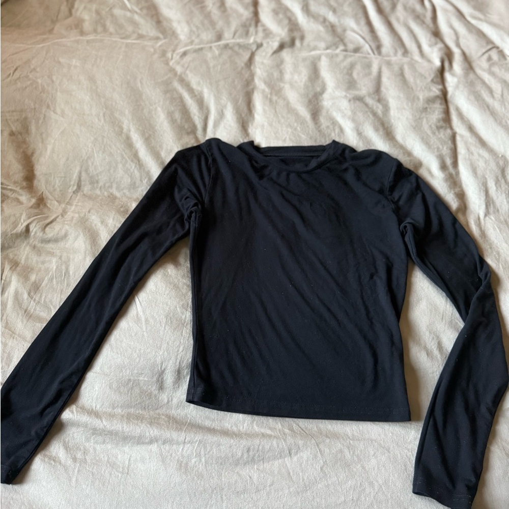 Black Long Sleeve Women's Top